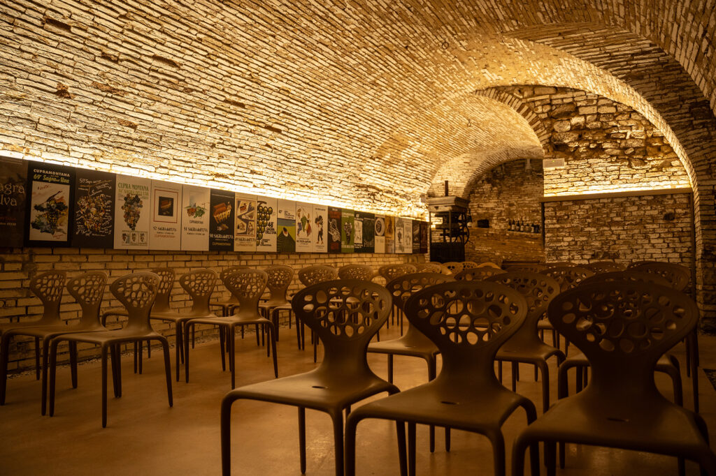 La stanza del torchio: una sala per convegni all'interno del Museo Internazionale dell'Etichetta