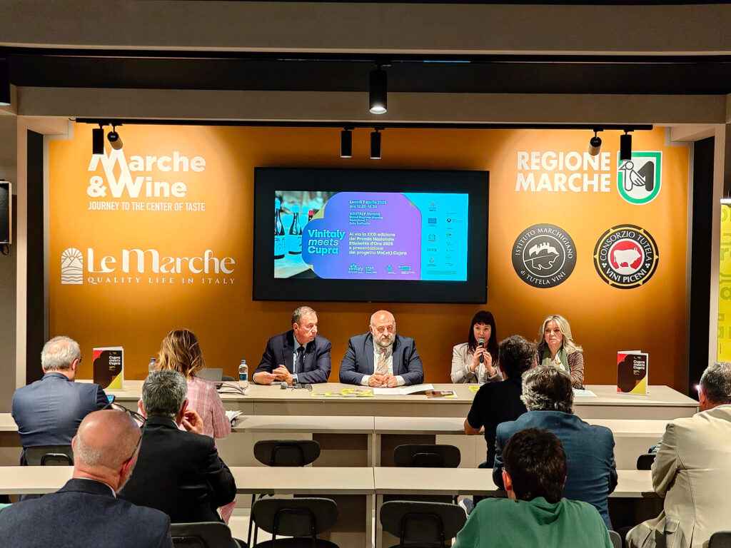 L'Assessora Mennechella interviene alla presentazione del progetto Me(ET)Cupra al Vinitaly di Verona